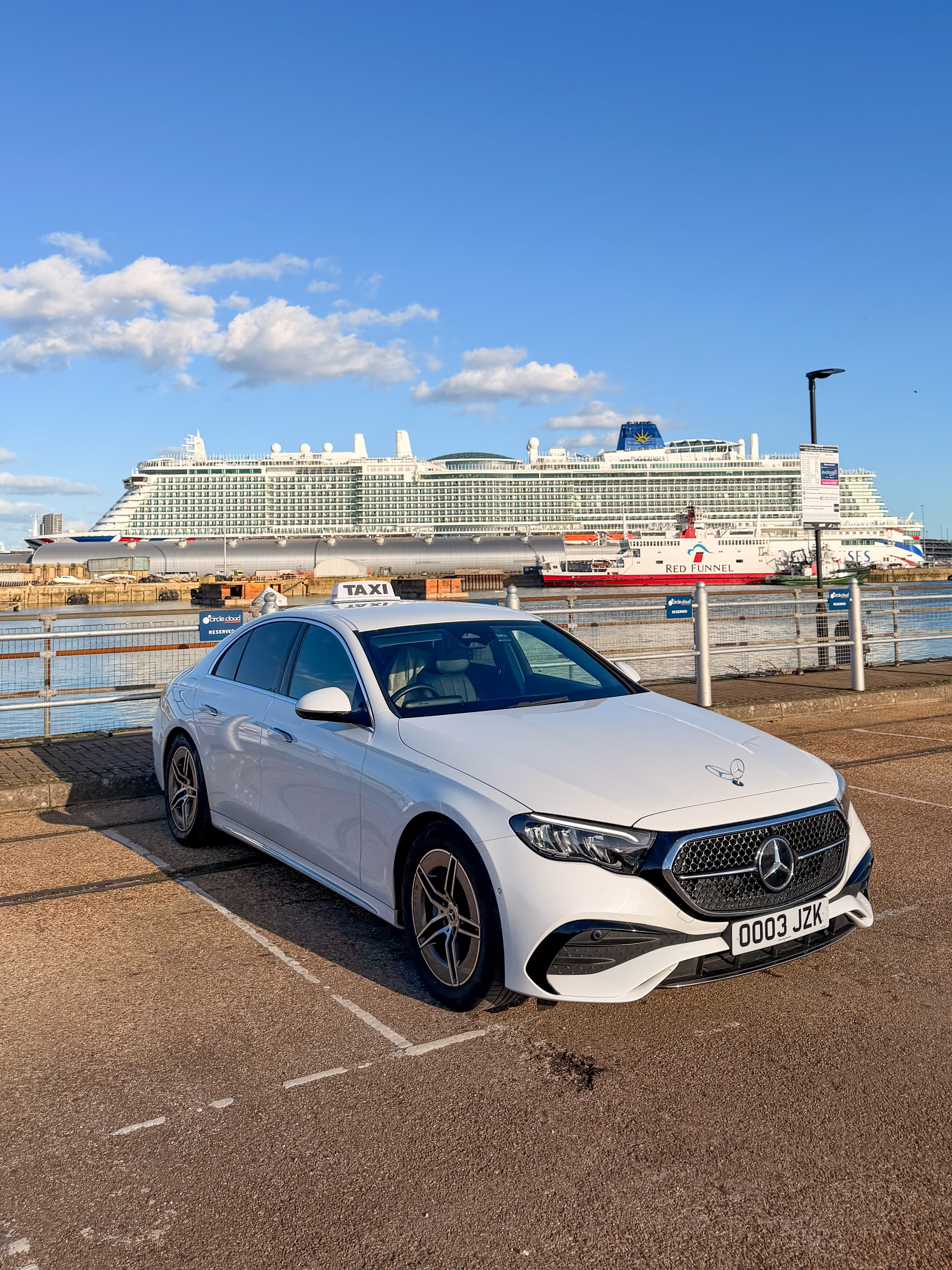Mercedes on executive ship trip